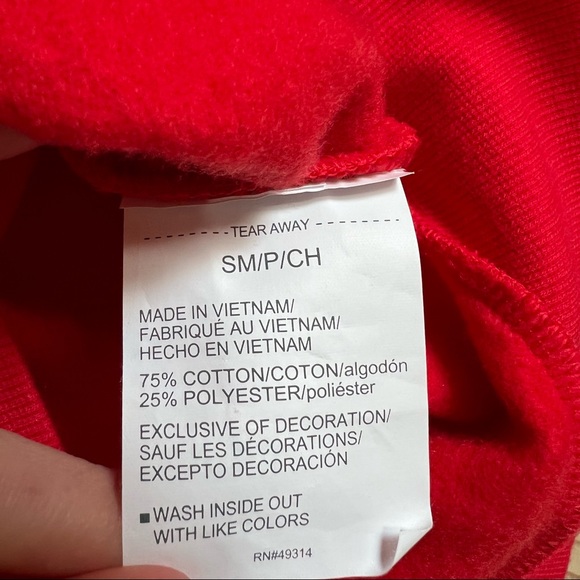 NWOT Maryland Under Armour Hoodie Red Pullover Sweatshirt Size S - Picture 5 of 5